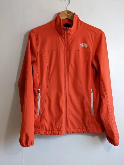 Ladies The North Face Orange Jacket Size Small S 8 10 Lightweight Bright *Faulty - Picture 1 of 16